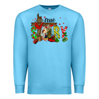 Ocean Blue True Story Holy Family Premium Sweatshirt - FaDigitalArtStudio