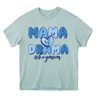 Arona mama of drama boy mom Heavy Core Tee - MaliasSmallBusiness