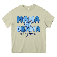 Mossy mama of drama boy mom Heavy Core Tee - MaliasSmallBusiness