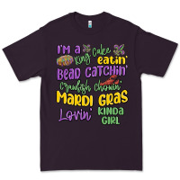 Plum i'm a king cake eatin' mardi gras lovin' kinda gir Premium Tee - MaliasSmallBusiness