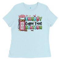 Energy Coffee Fuel Station Ladies Tee | Teevron