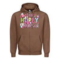 Chestnut Easter Day One hoppy Nurse Zipper Hoodie - OliviaCreatesArt