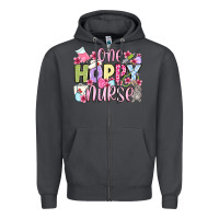 Smoke Easter Day One hoppy Nurse Zipper Hoodie - OliviaCreatesArt
