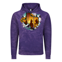 Cloud Purple Horsehide Texas Map Cowboys Flag Vintage Hoodie - RanaPortraitStore