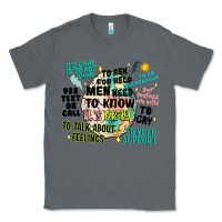 Charcoal Heather mens mental health matters Classic Tee - Artiststas