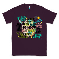 Plum mens mental health matters Classic Tee - Artiststas