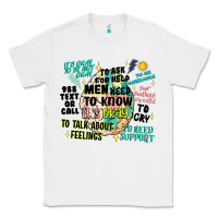 White mens mental health matters Classic Tee - Artiststas