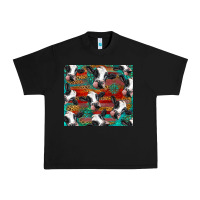 Black holstein cows with gemstone Urban Heavy Tee - BarkalooDesign