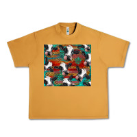 Peanut Butter holstein cows with gemstone Urban Heavy Tee - BarkalooDesign