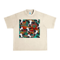 Sandshell holstein cows with gemstone Urban Heavy Tee - BarkalooDesign