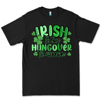 Black irish today hungover tomorrow Premium Tee - MaliasSmallBusiness