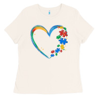 Bone autism heart Ladies Tee - MaliasSmallBusiness