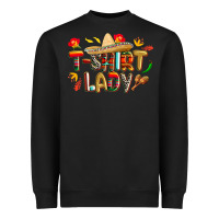 Black cinco de mayo lady Heavyweight Sweatshirt - CowGirlArtShop