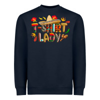 Navy cinco de mayo lady Heavyweight Sweatshirt - CowGirlArtShop