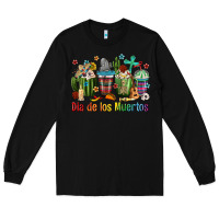 Black Mexican Dia De Los Muertos Coffee Cups Long Sleeve Tee - texasbilliewilder