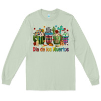 Matcha Mexican Dia De Los Muertos Coffee Cups Long Sleeve Tee - texasbilliewilder
