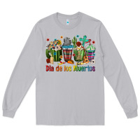 Mexican Dia De Los Muertos Coffee Cups Long Sleeve Tee | Teevron