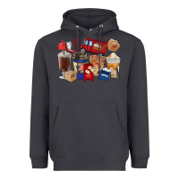 Smoke postal worker coffee cups Heavyweight Hoodie - FaDigitalArtStudio