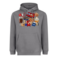 Storm postal worker coffee cups Heavyweight Hoodie - FaDigitalArtStudio