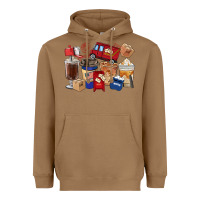 Toasted Coconut postal worker coffee cups Heavyweight Hoodie - FaDigitalArtStudio