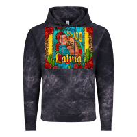 Cloud Black hundred percent latina strong woman Vintage Hoodie - Jasminsmagicworld