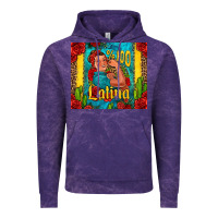 Cloud Purple hundred percent latina strong woman Vintage Hoodie - Jasminsmagicworld