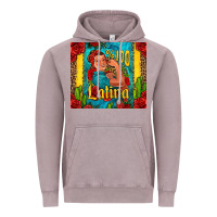 Vintage Zinc hundred percent latina strong woman Vintage Hoodie - Jasminsmagicworld