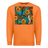 Carrot western cowboy boot seamless pattern Premium Sweatshirt - BundleAndBundleShop
