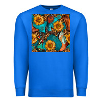 True Royal western cowboy boot seamless pattern Premium Sweatshirt - BundleAndBundleShop