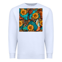 White western cowboy boot seamless pattern Premium Sweatshirt - BundleAndBundleShop