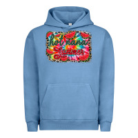 Pigment Pebble Blue Hot nana summer Urban Hoodie - RacoonDesign