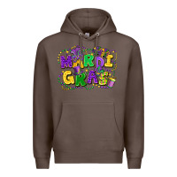 Coffee mardi gras Premium Hoodie - FaDigitalArtStudio