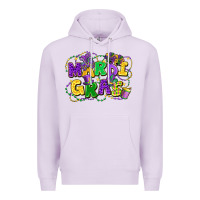 Lilac mardi gras Premium Hoodie - FaDigitalArtStudio
