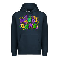Navy mardi gras Premium Hoodie - FaDigitalArtStudio