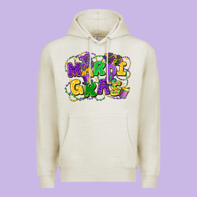 Mardi Gras Premium Hoodie Designed By Fadigitalartstudio
