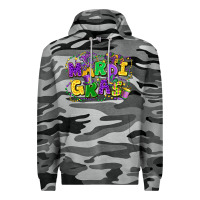 Slate Camo mardi gras Premium Hoodie - FaDigitalArtStudio