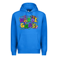 True Royal mardi gras Premium Hoodie - FaDigitalArtStudio