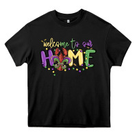 Black welcome to our home Heavy Core Tee - MaliasSmallBusiness