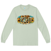 Matcha Blessed Sunflower Gemstone Long Sleeve Tee - RanaPortraitStore