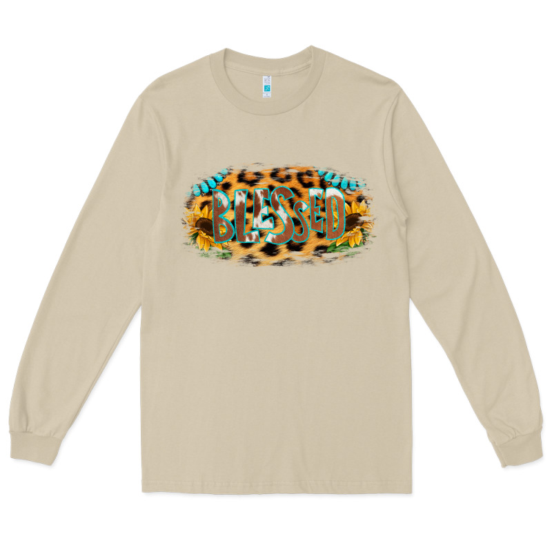 Blessed Sunflower Gemstone Long Sleeve Tee by RanaPortraitStore | Teevron