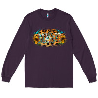Plum Blessed Sunflower Gemstone Long Sleeve Tee - RanaPortraitStore