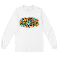 White Blessed Sunflower Gemstone Long Sleeve Tee - RanaPortraitStore