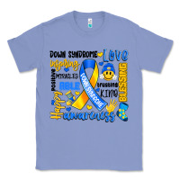 Colony Blue down syndrome awareness typography Classic Tee - Artiststas
