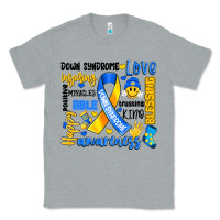 Heather Grey down syndrome awareness typography Classic Tee - Artiststas