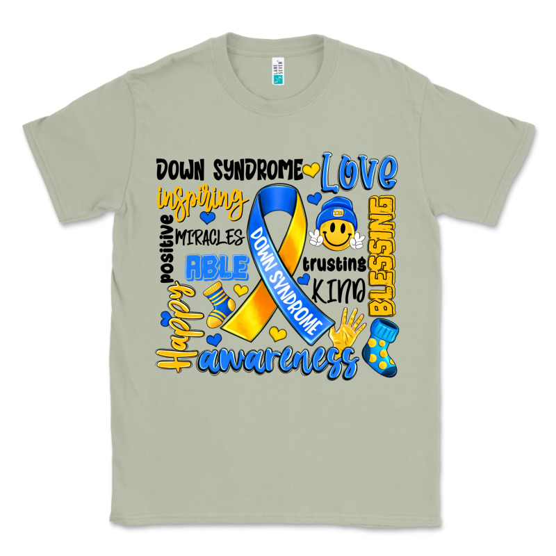 Down Syndrome Awareness Typography Classic Tee by Artiststas | Teevron