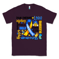Plum down syndrome awareness typography Classic Tee - Artiststas