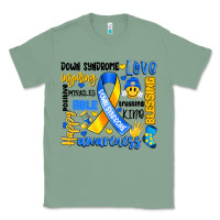 Sage down syndrome awareness typography Classic Tee - Artiststas