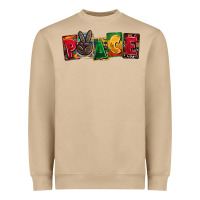 Mushroom peace juneteenth Heavyweight Sweatshirt - CowGirlArtShop