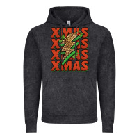 Vintage Black xmas lightning bolt Vintage Hoodie - Jasminsmagicworld