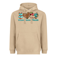 Mushroom peace love teach Heavyweight Hoodie - BundleAndBundleShop